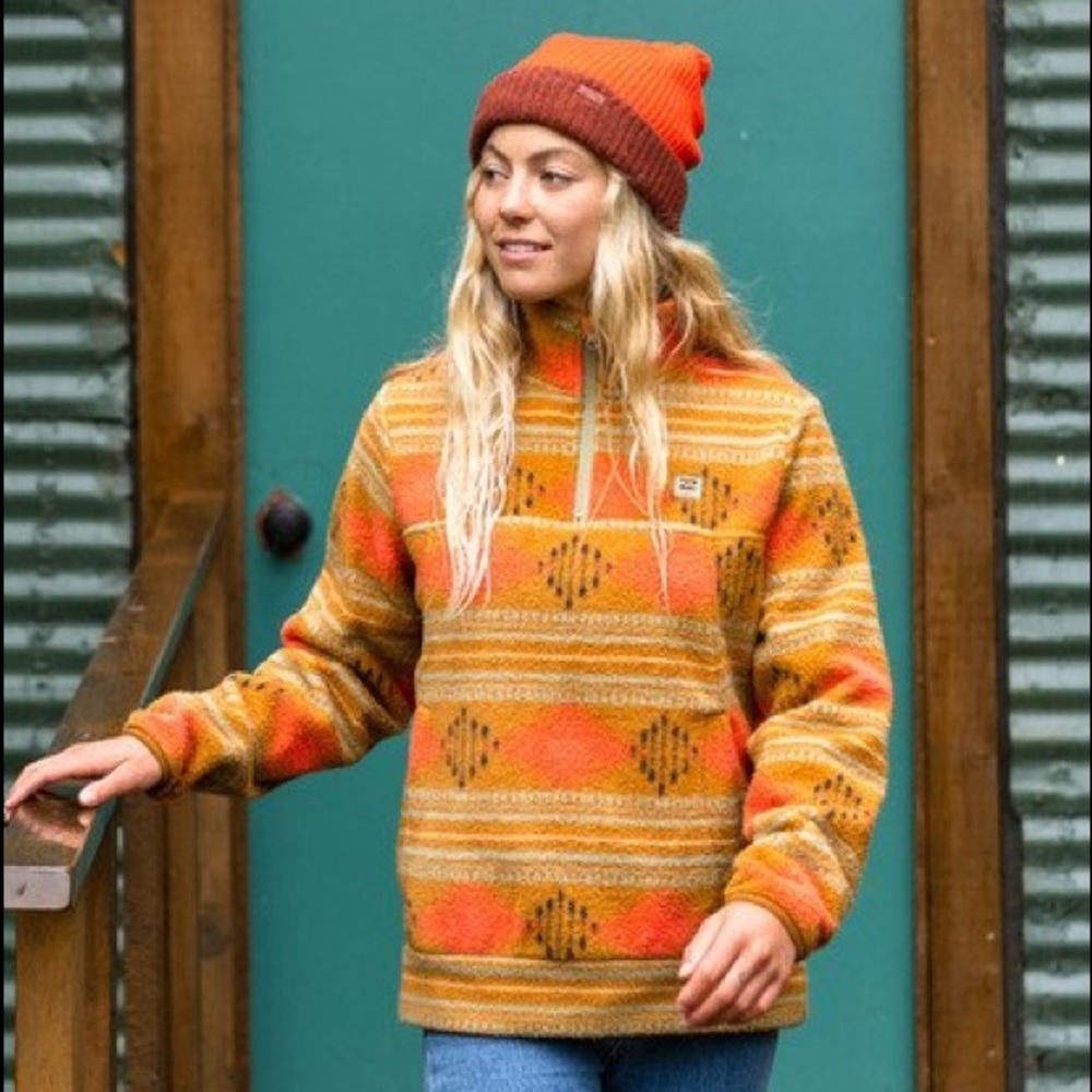 🌴🔆BILLABONG- BOUNDARY MOCK HALF ZIP JACKET - Picture 6 of 16